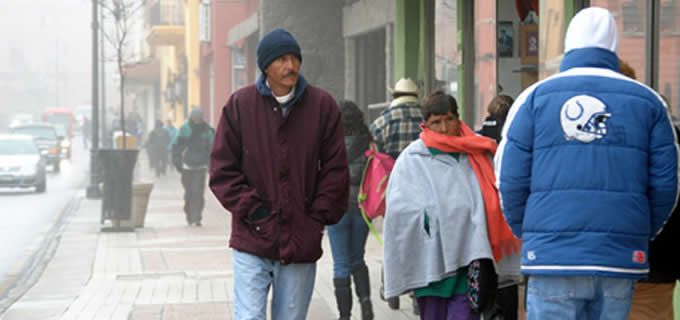 Ingresará hoy frente frío 29; prevén heladas