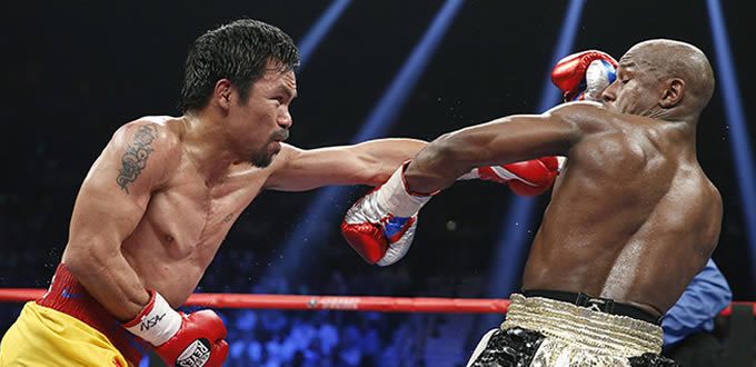 Derrota Mayweather a Pacquiao y mantiene el invicto