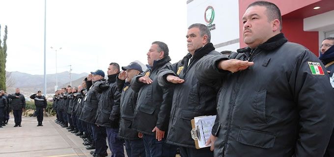 Realizan homenaje a policías caído en Guadalupe y Calvo