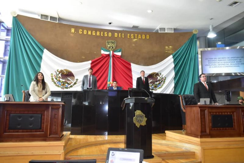 Recibe Congreso el Tercer Informe del Ejecutivo Estatal