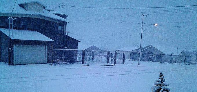 Nieva en 11 municipios; podría incrementarse el número