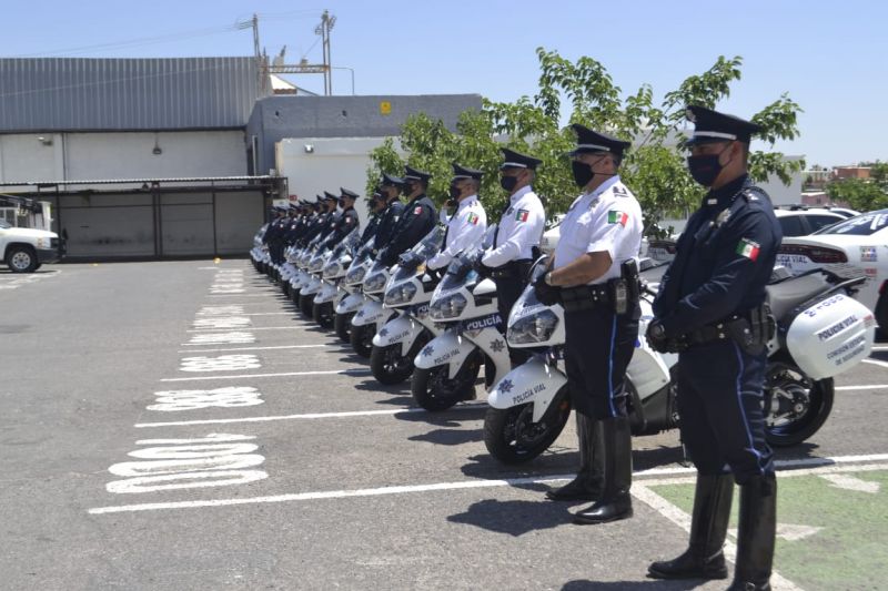 Integra Secretaría de Seguridad Pública Estatal  20 nuevas motocicletas para patrullaje