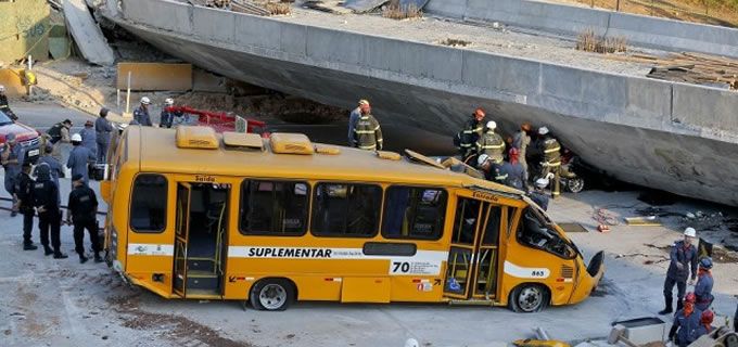 Debió ser clausurado; advierte prensa en Brasil tras caída de puente 