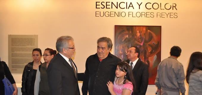 Presentó Eugenio Flores Reyes "Esencia y Color" en el Polifórum Universitario