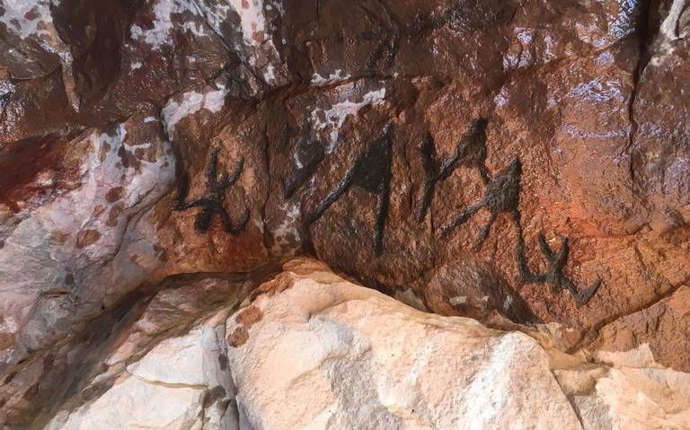 Chihuahua conserva petrograbados del año 200 a. C. en La Cascada de los Chuzos