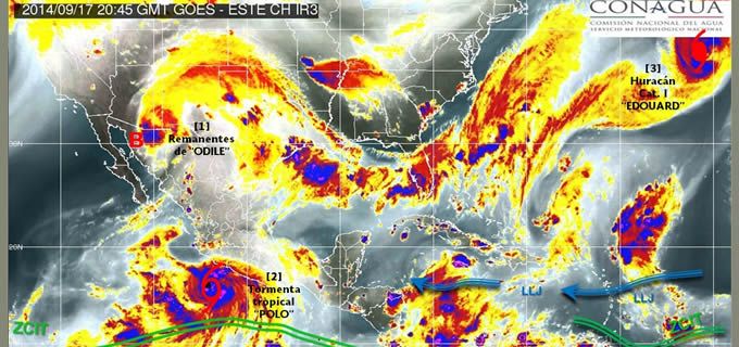 Se mantiene potencial de lluvias fuertes en el estado