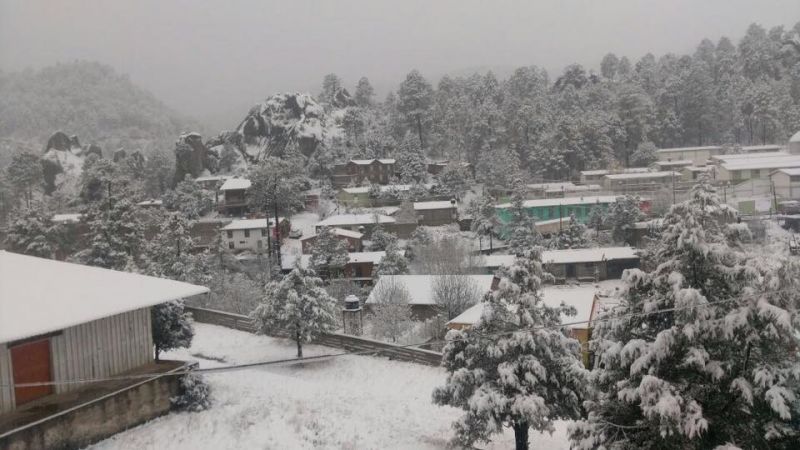 26 municipios nevados y 11 con agua nieve 