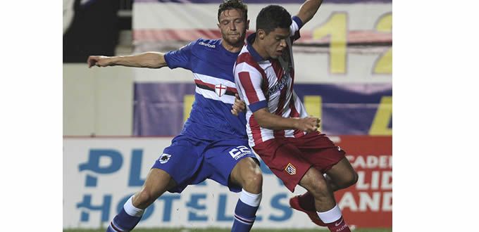 Buen debut de Jiménez en victoria del Atlético sobre la Sampdoria