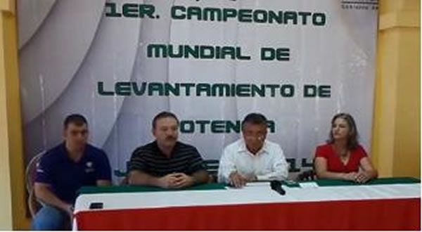 Presentan Primer Campeonato Mundial de Levantamiento de Potencia