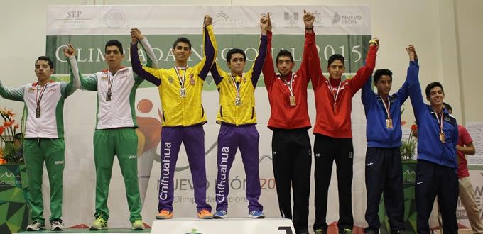 Suma Chihuahua 12 medallas al concluir el Racquetbol