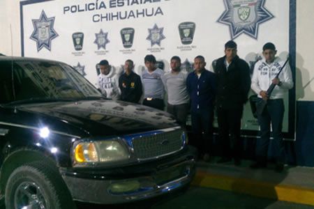 Detienen a 7 por robo de vehículos, daños y lesiones