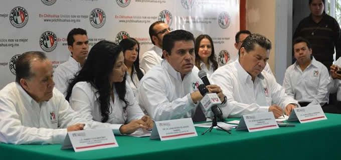 Presenta PRI estatal a sus nuevos secretarios