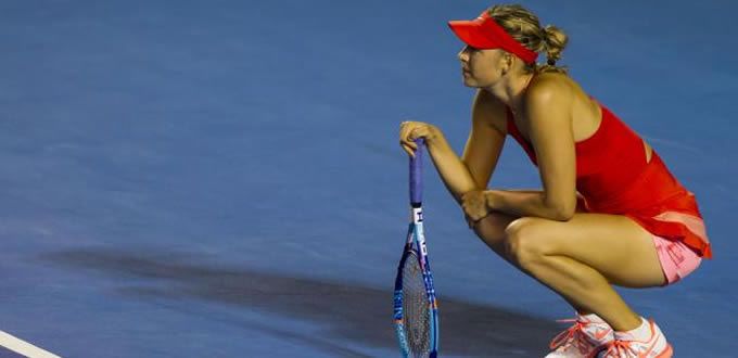 Afecta virus estomacal a Sharapova