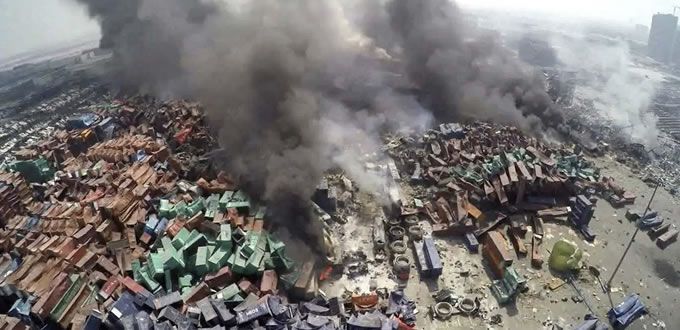 Suman 56 muertos tras explosión en China 