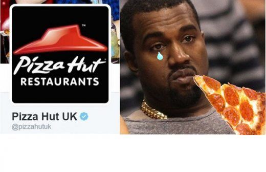 Se burla Pizza Hut de Kanye West