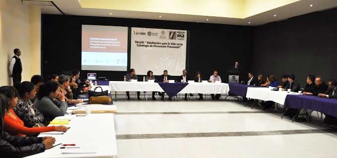 Inicia taller de SEGOB y FGE sobre habilidades para prevenir la violencia 