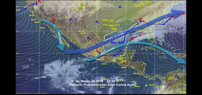 Frente Frío 43 ocasionará heladas en la Sierra