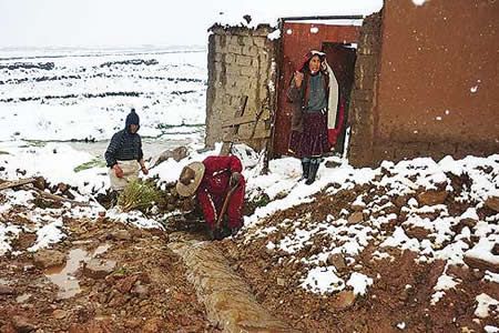 Alistan apoyos para quienes sean afectados por tormenta invernal