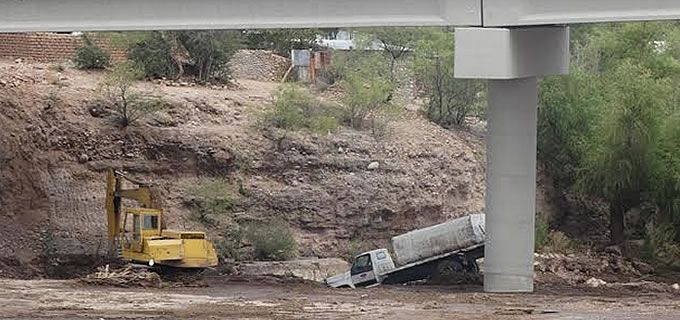 Cae tromba en Valle del Rosario en la madrugada