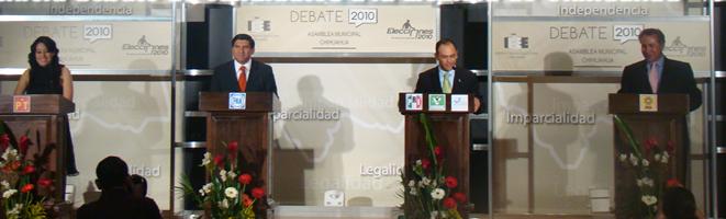 Inicia debate rumbo a la presidencia municipal