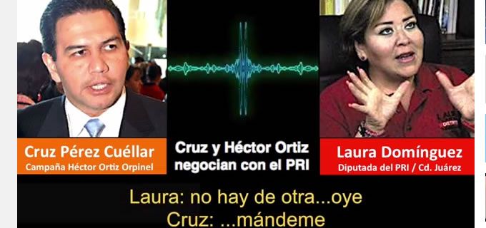 Publican audio de Cruz y diputada del PRI vs MVR