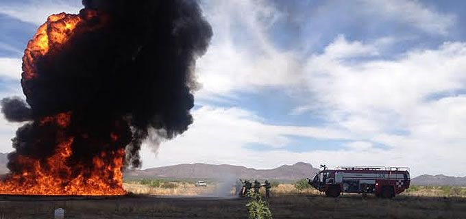 Derraman turbosina en Aeropuerto de Chihuahua