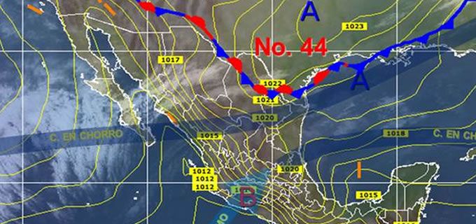 Prevé SMN lluvias para esta noche por frente frío 44