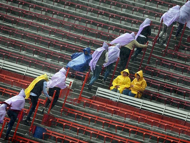 Intensa lluvia suspende séptima novillada en Plaza México