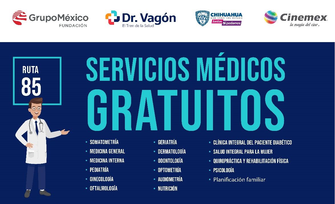 Invitan a aprovechar los servicios médicos gratuitos