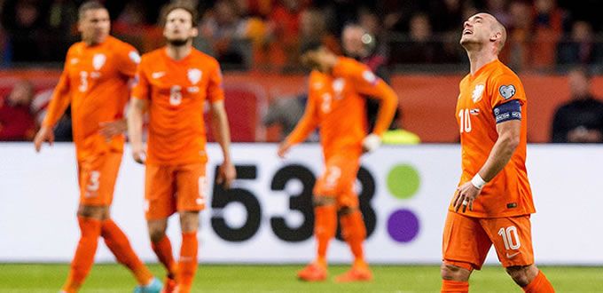 Fracasa Holanda al no calificar a la Eurocopa 