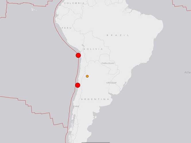 Sacude sismo de 8.4 grados Richter a Chile