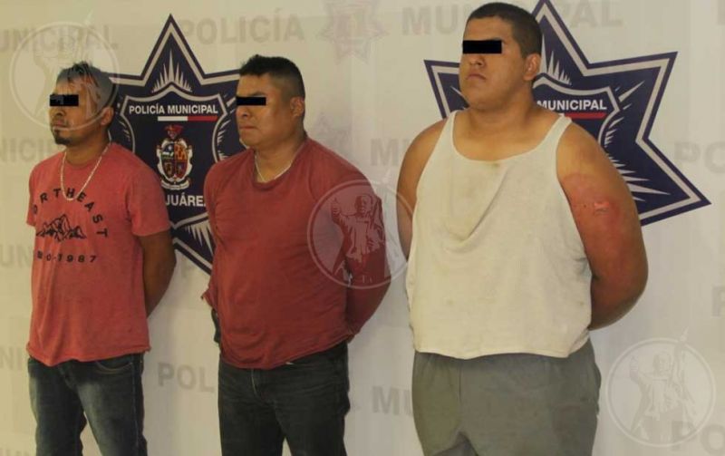 Caen Tres Presuntos Integrantes Del "Cartel De Sinaloa" En Ciudad Juarez.