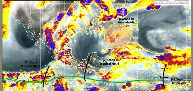 Prevé Conagua lluvias intensas en Chihuahua