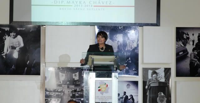 Presenta Diputada Mayra Chávez su 1er Informe de Actividades Legislativas