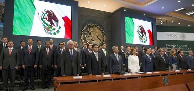 Duarte con EPN en campaña de promoción turística