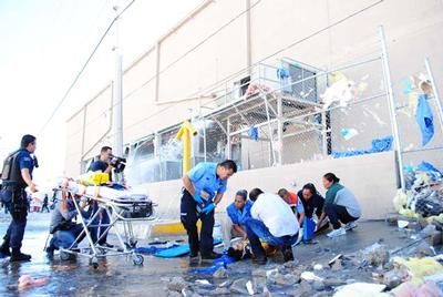 A punto de ser dado de alta lesionado en explosión de Blueberry