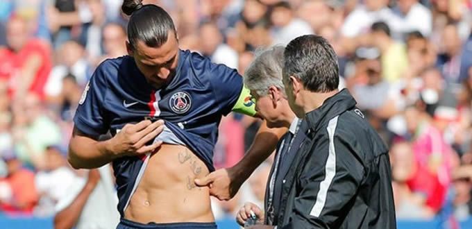 Ibrahimovic fuera un mes por lesión en la costilla