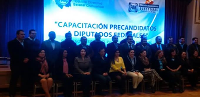 Capacitan a pre candidatos para Diputados Federales del PAN