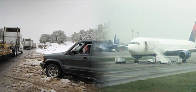 Cayeron 15 cm de nieve en Janos; 4 aviones varados en Chihuahua por neblina