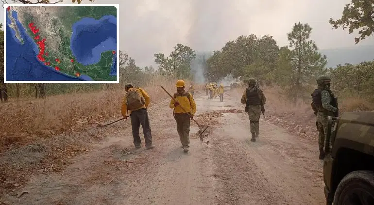 Imparables incendios forestales en Chihuahua; seis días con más de 14