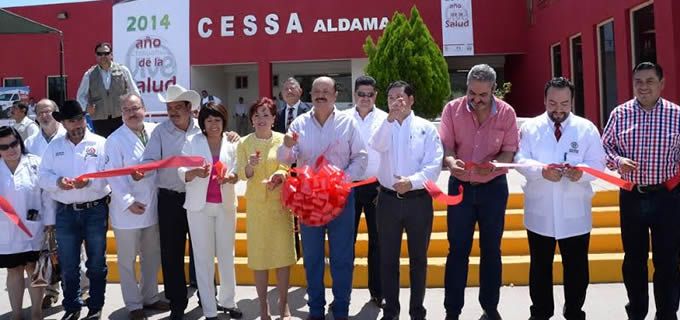 Inaugura Gobernador Centro Especializado de Salud en Aldama