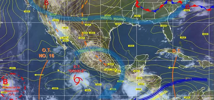 Prevén lluvias fuertes para zonas de Chihuahua