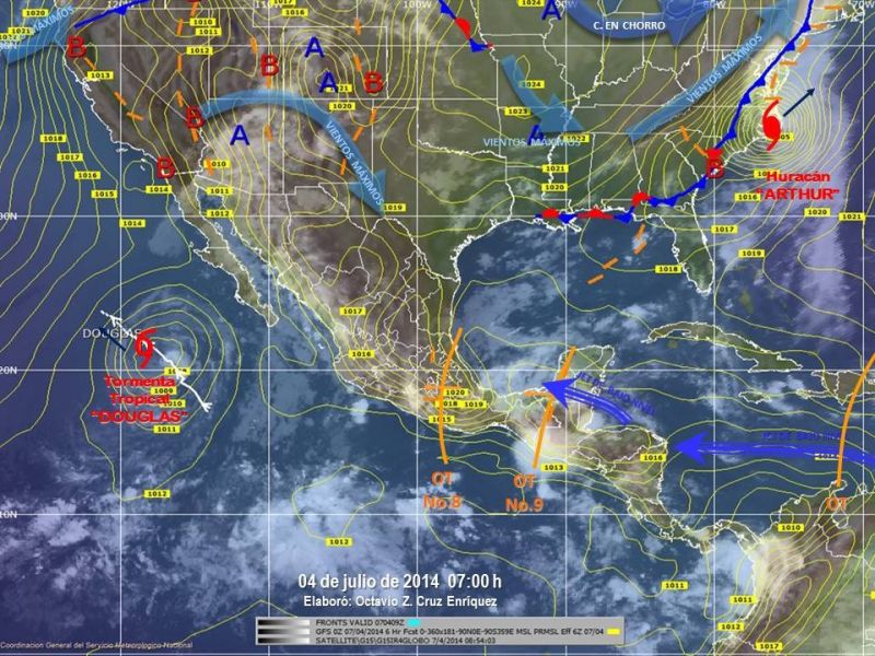 Prevé Conagua lluvias en Chihuahua de entre 25 y 50 mm