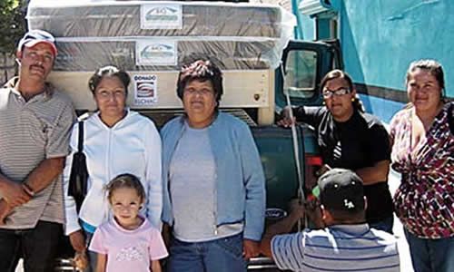 Entrega apoyos a comunidades de CG afectadas por las lluvias