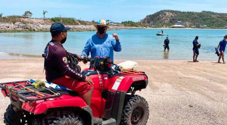 “Siguen visitando la playa”: Retiraron a 800 turistas de Mazatlán