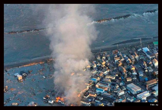 Sobrevivientes al Tsunami sin luz y con frio